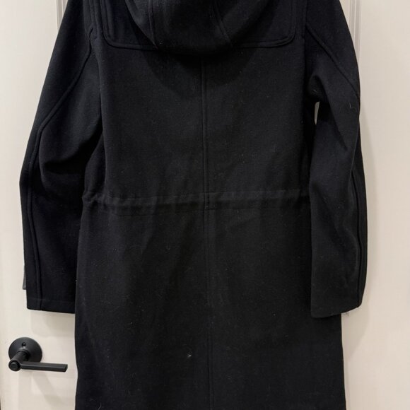 NWT LL Bean West End Wool Coat Women's Small Black Warm for Winter & Holidays - Picture 2 of 10